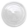 PET Lids, Fits 8 oz to 10 oz Cold Cups, X Straw Hole, Clear, 1,000/Carton1