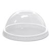 PET Lids, Fits 8 oz to 10 oz Cold Cups, Dome Lid, Clear, 1,000/Carton1