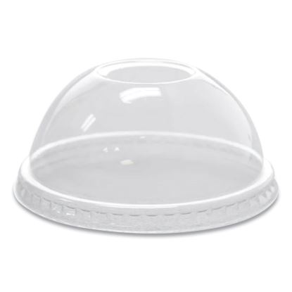 PET Lids, Fits 8 oz to 10 oz Cold Cups, Dome Lid, Clear, 1,000/Carton1