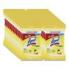 Disinfecting Wipes Flatpacks, 1-Ply, 6.69 x 7.87, Lemon and Lime Blossom, White, 15 Wipes/Flat Pack, 24 Flat Packs/Carton1