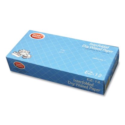 Interfolded Dry Waxed Paper, 10.75 x 12, 500 Box, 12 Boxes/Carton1