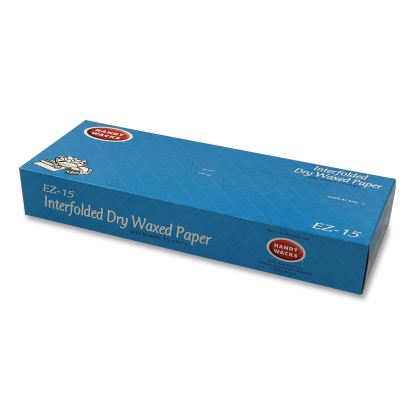 Interfolded Dry Waxed Paper, 10.75 x 15, 500 Box, 12 Boxes/Carton1