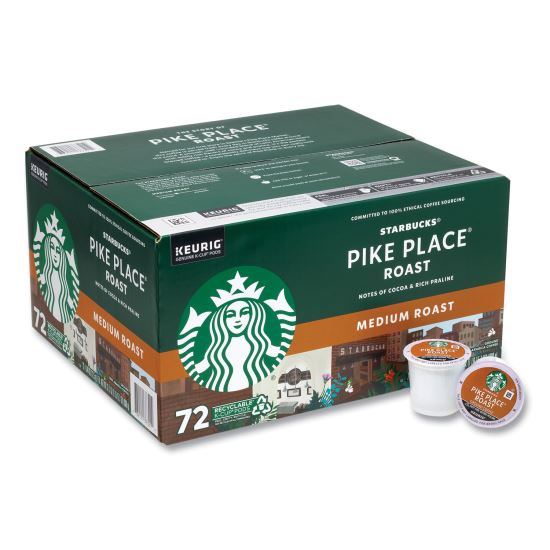 Pike Place Coffee K-Cups, 72/Carton, Ships in 1-3 Business Days1