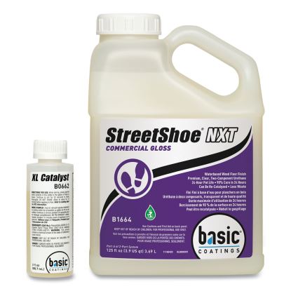 StreetShoe NXT Wood Floor Finish. 1 gal Bottle, 4/Carton1