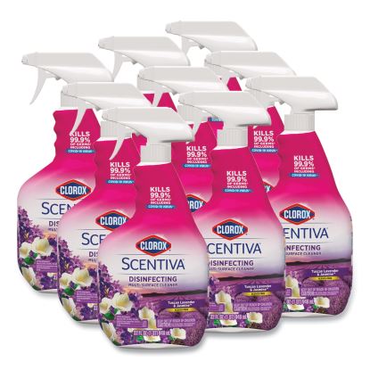 Scentiva Multi Surface Cleaner, Tuscan Lavender and Jasmine, 32 oz, 9/Carton1