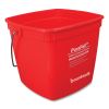 PuraPail, 6 qt, Polypropylene, Red/White1