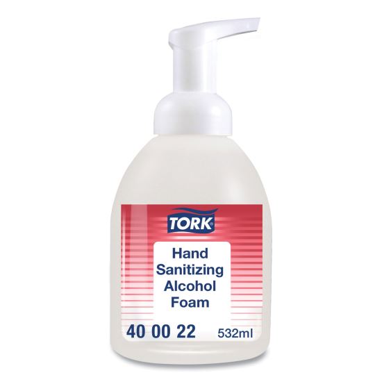 Alcohol Foam Hand Sanitizer, 18 oz Pump Bottle, Unscented, 6/Carton1