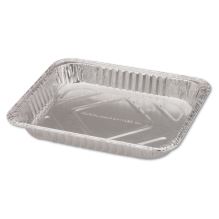 Aluminum Steam Table Pans, Half-Size Shallow, 1.69" Deep, 10.38 x 12.75, 100/Carton1