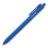 Quick Dry Gel Pen, Retractable, Medium 0.7 mm, Blue Ink, Blue Barrel, Dozen1