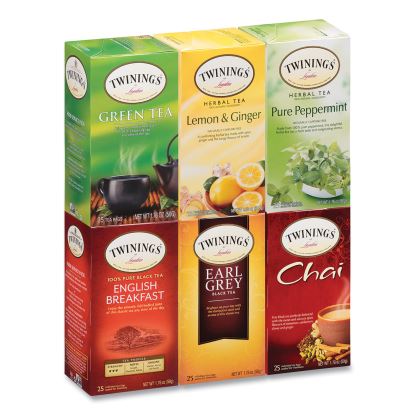 Tea Bags, Assorted, 25/Box1