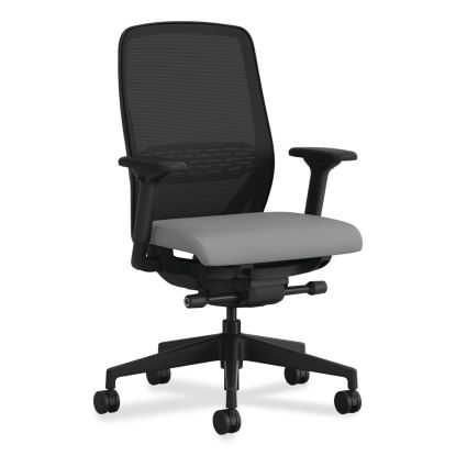 Nucleus Series Recharge Task Chair, 16.63 to 21.13 Seat Height, Frost Seat, Black Back, Black Base1