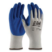 GP Latex-Coated Cotton/Polyester Gloves, X-Large, Gray/Blue, 12 Pairs1