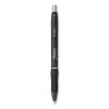 S-Gel High-Performance Gel Pen, Retractable, Bold 1 mm, Black Ink, Black Barrel, 4/Pack1