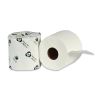 Recycled 2-Ply Standard Toilet Paper, Septic Safe, White, 550 Sheets/Roll, 80 Rolls/Carton2