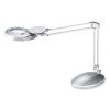 LED Magnifier Lamp with Clamp, Swing Arm, 22" High, Silver, Ships in 4-6 Business Days1