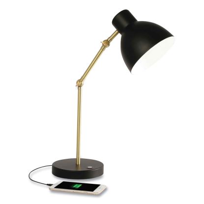 Wellness Series Adapt LED Desk Lamp, 7" to 22" High, Black, Ships in 1-3 Business Days1