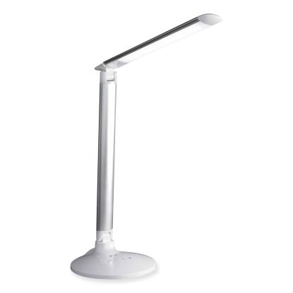 Wellness Series Command LED Desk Lamp with Voice Assistant, 17.75" to 29" High, Silver, Ships in 1-3 Business Days1