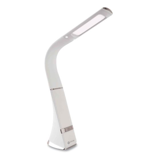 Wellness Series Recharge LED Desk Lamp, 10.75" to 18.75" High, White, Ships in 1-3 Business Days1