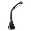 Wellness Series Swerve LED Desk Lamp, 23.25" High, Black, Ships in 1-3 Business Days1