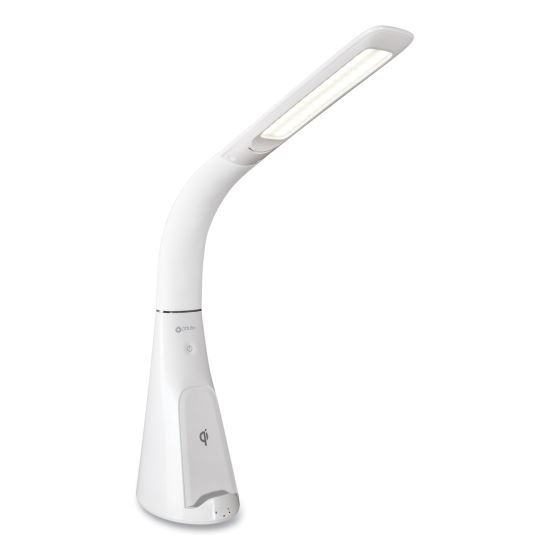 Wellness Series Sanitizing Purify LED Desk Lamp with Wireless Charging, 26" High, White, Ships in 1-3 Business Days1