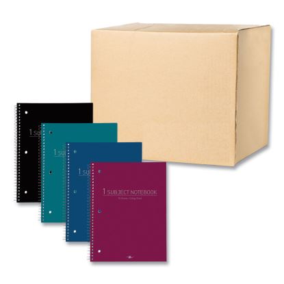 Subject Wirebound Promo Notebook, 1-Subject, Med/College Rule, Asst Cover, (70) 10.5x8 Sheets, 24/CT, Ships in 4-6 Bus Days1