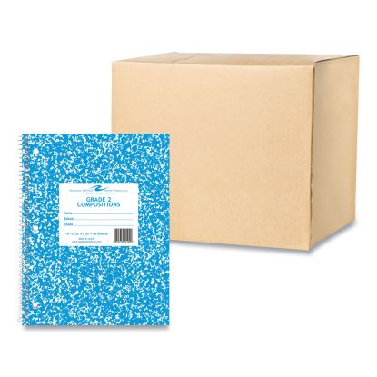 Wirebound Notebook, Grade 2 Manuscript Format, Blue Marble Cover, (36) 10.5 x 8 Sheets, 48/CT, Ships in 4-6 Business Days1