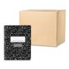Spring Signature Composition Book, Med/College Rule, Black Marble Cover, (70) 9.75 x 7.5 Sheet, 24/CT, Ships in 4-6 Bus Days1