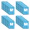 Composition Book, 1-Subject, Grade 2 Manuscript Format, Blue Cover, (36) 9.75 x 7.5 Sheet, 48/CT, Ships in 4-6 Business Days1