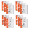 Whitelines Notebook, Quadrille Rule, (5 sq/in), Gray/Orange Cover, (70) 11 x 8.5 Sheets, 12/CT, Ships in 4-6 Business Days1