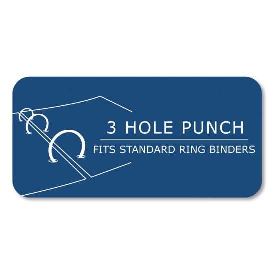 Graph Filler Paper, 3-Hole, 8.5 x 11, Quadrille: 4 sq/in, 80 Sheets/Pack, 24 Packs/Carton, Ships in 4-6 Business Days1