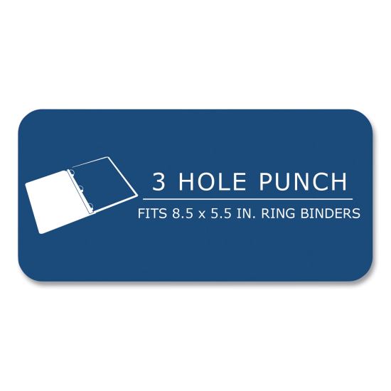 Graph Filler Paper, 3-Hole, Quadrille: 5 sq in, (100) 8.5 x 5.5 Sheets, 48/Carton, Ships in 4-6 Business Days1