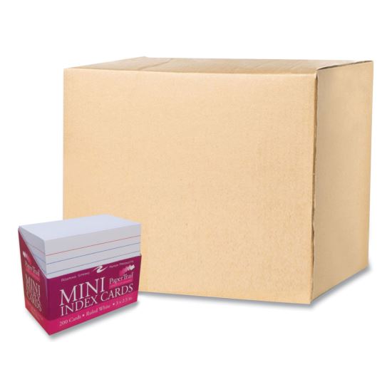 Trayed Index Cards, Narrow Ruled, 3 x 2.5, 200/Tray, 36/Carton, Ships in 4-6 Business Days1