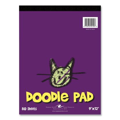 Kids Doodle Pad, 80 White 9 x 12 Sheets, 12/Carton, Ships in 4-6 Business Days1