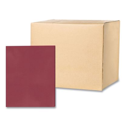 Pocket Folder, 0.5" Capacity, 11 x 8.5, Scarlet, 25/Box, 10 Boxes/Carton, Ships in 4-6 Business Days1