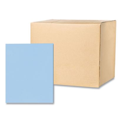 Pocket Folder, 0.5" Capacity, 11 x 8.5, Light Blue, 25/Box, 10 Boxes/Carton, Ships in 4-6 Business Days1