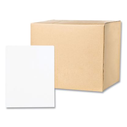 Pocket Folder with 3 Fasteners, 0.5" Capacity, 11 x 8.5, White, 25/Box, 10 Boxes/Carton, Ships in 4-6 Business Days1