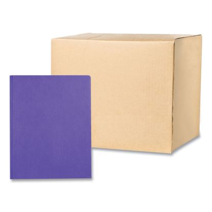 Pocket Folder with 3 Fasteners, 0.5" Capacity, 11 x 8.5, Purple, 25/Box, 10 Boxes/Carton, Ships in 4-6 Business Days1