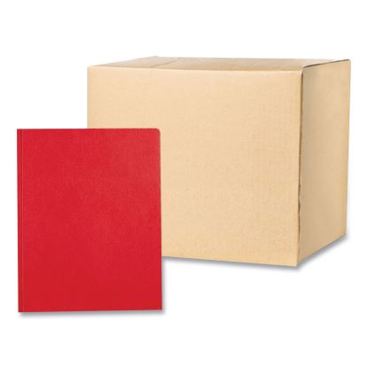 Pocket Folder with 3 Fasteners, 0.5" Capacity, 11 x 8.5, Red, 25/Box, 10 Boxes/Carton, Ships in 4-6 Business Days1