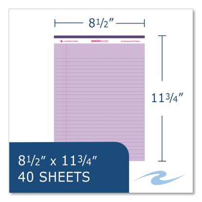 Enviroshades Legal Notepads, 40 Assorted 8.5 x 11.75 Sheets, 54 Notepads/Carton, Ships in 4-6 Business Days1