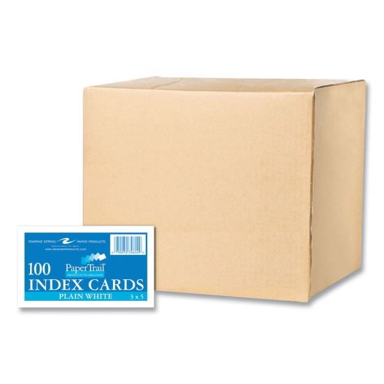 White Index Cards, 3 x 5, 100 Cards, 36/Carton, Ships in 4-6 Business Days1