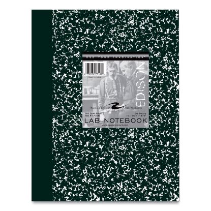Lab and Science Notebook, Quadrille Rule (5 sq in), Green Marble Cover, (60) 10.13 x 7.88 Sheets, 24/CT,Ships in 4-6 Bus Days1