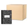 Flexible Cover Composition Book, Med/College Rule, Black Marble Cover, (80) 10.25 x 7.88 Sheet, 48/CT, Ships in 4-6 Bus Days1
