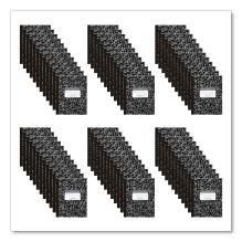 Flexible Cover Composition Notebook, Wide/Legal Rule, Black Marble Cover, (60) 10 x 8 Sheet, 72/CT, Ships in 4-6 Bus Days1