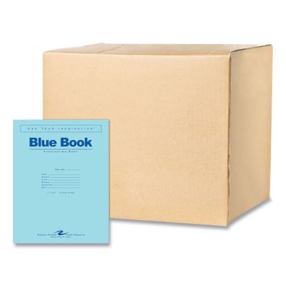 Examination Blue Books, Wide/Legal Rule, Blue Cover, (8) 11 x 8.5 Sheets, 500/Carton, Ships in 4-6 Business Days1