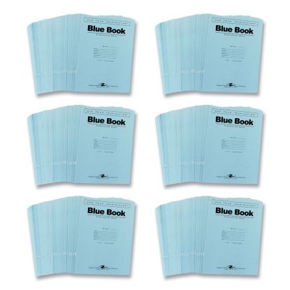 Examination Blue Book, Wide/Legal Rule, Blue Cover, (12) 11 x 8.5 Sheets, 300/Carton, Ships in 4-6 Business Days1