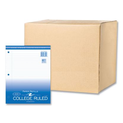 Loose Leaf Paper, 8.5 x 11, 3-Hole Punched, College Rule, White, 200 Sheets/Pack, 24 Packs/Carton, Ships in 4-6 Business Days1