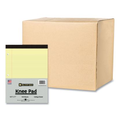 Stiff-Back Pad, Medium/College Rule, 100 Canary 8.5 x 11 Sheets, 36/Carton, Ships in 4-6 Business Days1