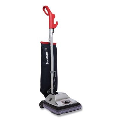TRADITION QuietClean Upright Vacuum SC889A, 12" Cleaning Path, Gray/Red/Black1
