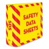 UltraDuty Safety Data Sheet Binders with Chain, 3 Rings, 3" Capacity, 11 x 8.5, Yellow/Red1