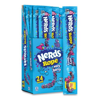 Nerds Rope Candy, Berry, 0.92 oz Bag, 24/Carton, Ships in 1-3 Business Days1